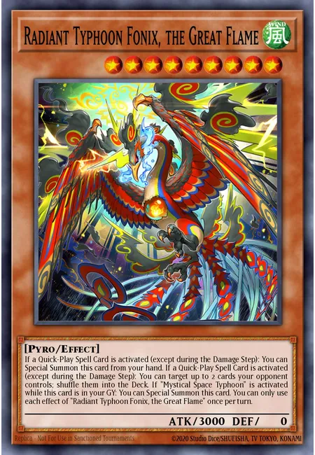 Radiant Typhoon Fonix, the Great Flame · Doom of Dimensions