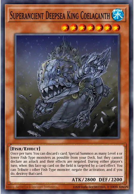 Superancient Deepsea King Coelacanth