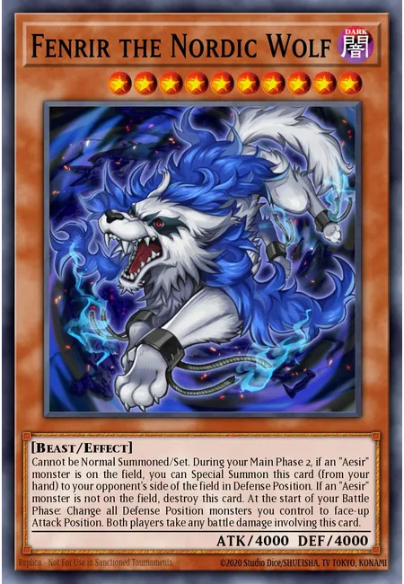 Fenrir the Nordic Wolf
