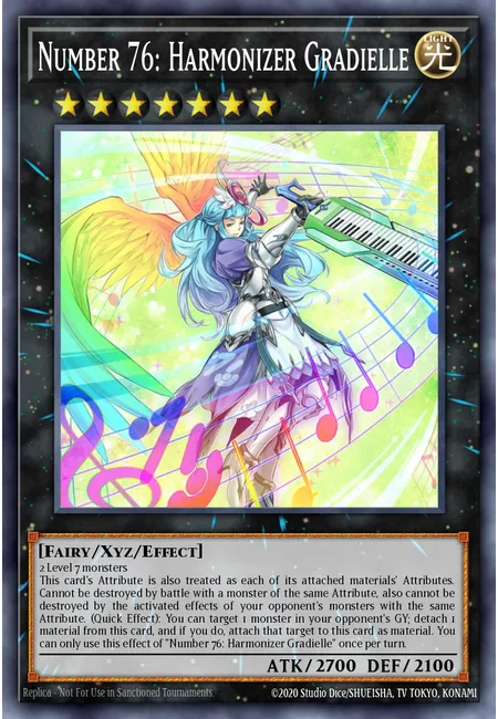 Número 76: Harmonizadora Gradielle · Battles of Legend: Hero's Revenge