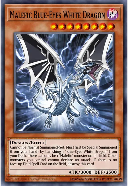 Dragão Branco de Olhos Azuis Pernicioso