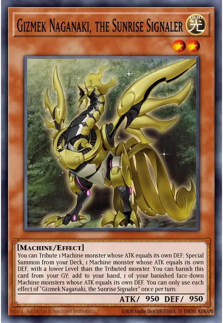 Gizmek Naganaki, the Sunrise Signaler