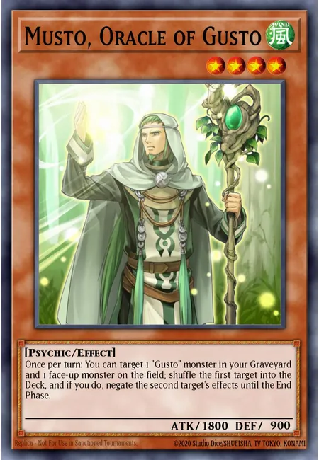 Musto, Oracle of Gusto
